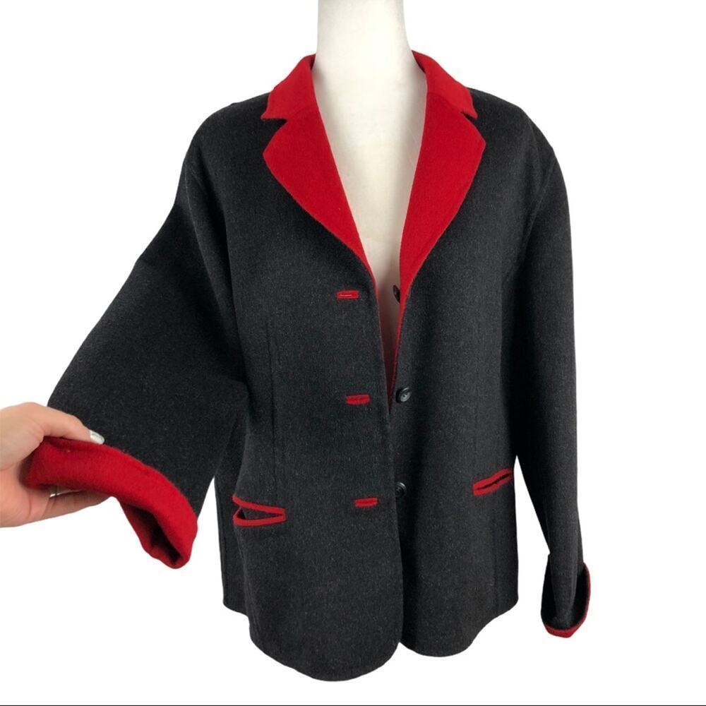 Pendleton Womens Reversible Colorblock Merino Woo… - image 4